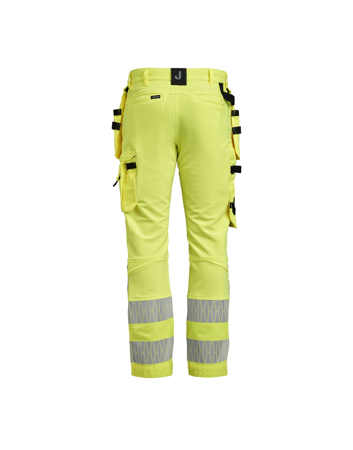 JM2291 Jobman Craftsman Trousers Stretch Hi-Vis - Yellow/Black