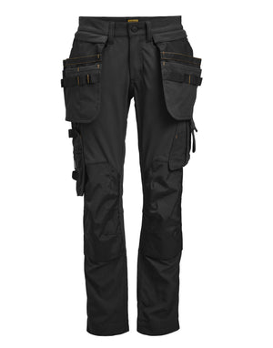 JM2371 Jobman Womens Craftsman Trousers Stretch - Black