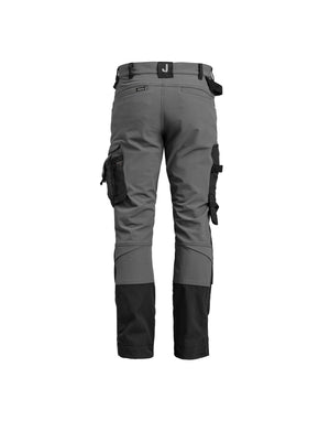 JM2391 Jobman Craftsman Trouser 4-Way Stretch - Dark Grey/Black