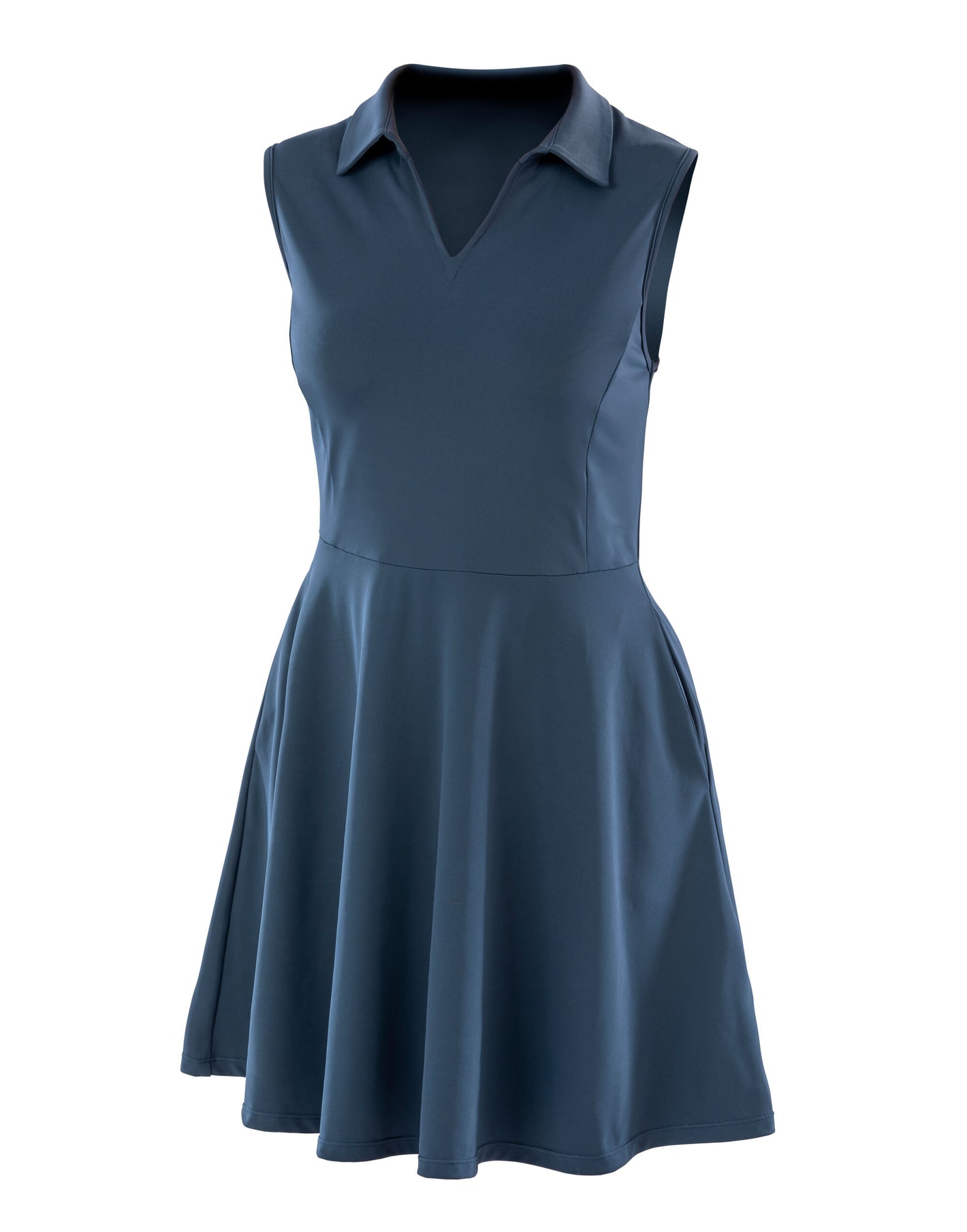 S799F Spiro Recycled Ladies Fitness Dress - Navy