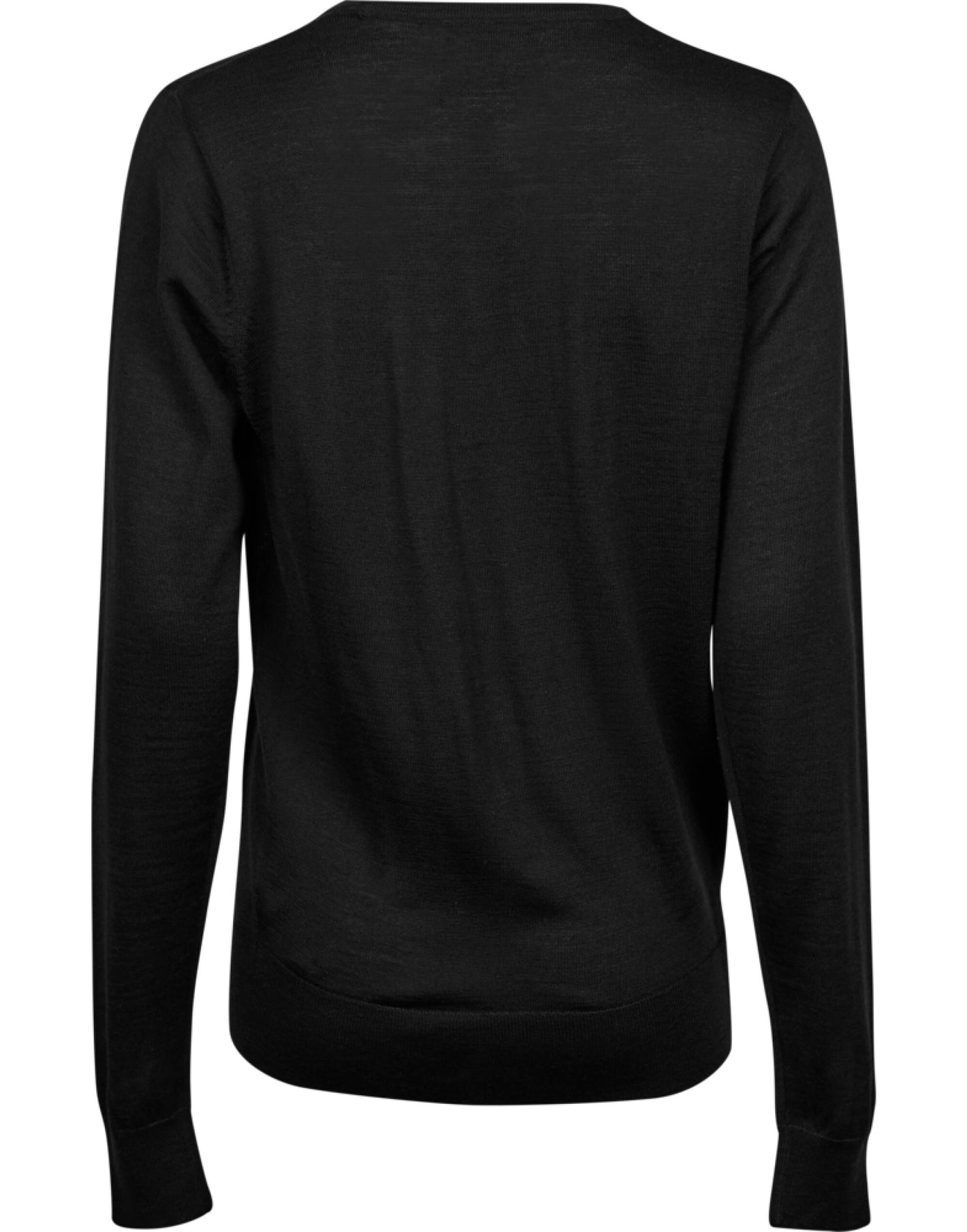 Ladies' Crew Neck Sweater - Black