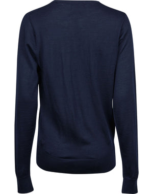 Ladies' Crew Neck Sweater - Navy