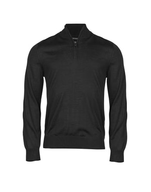 Mens Half Zip - Black