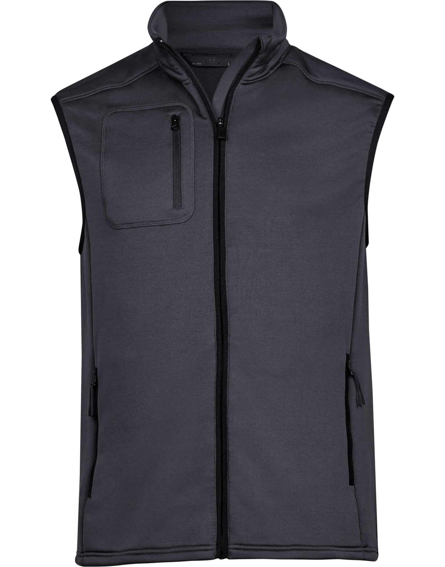 Men's Stretch Fleece Bodywarmer - Dark Grey