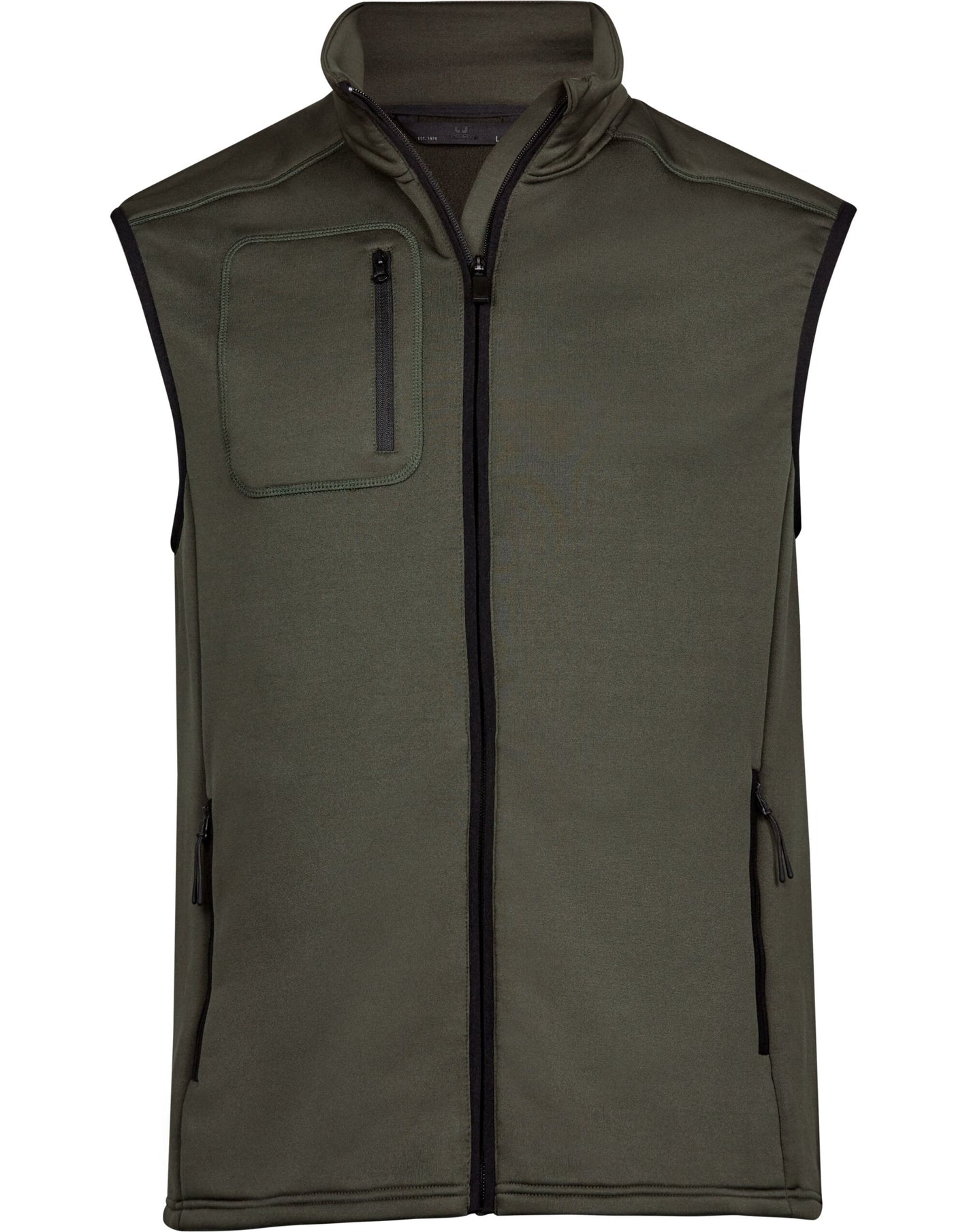 Men's Stretch Fleece Bodywarmer - Deep Green