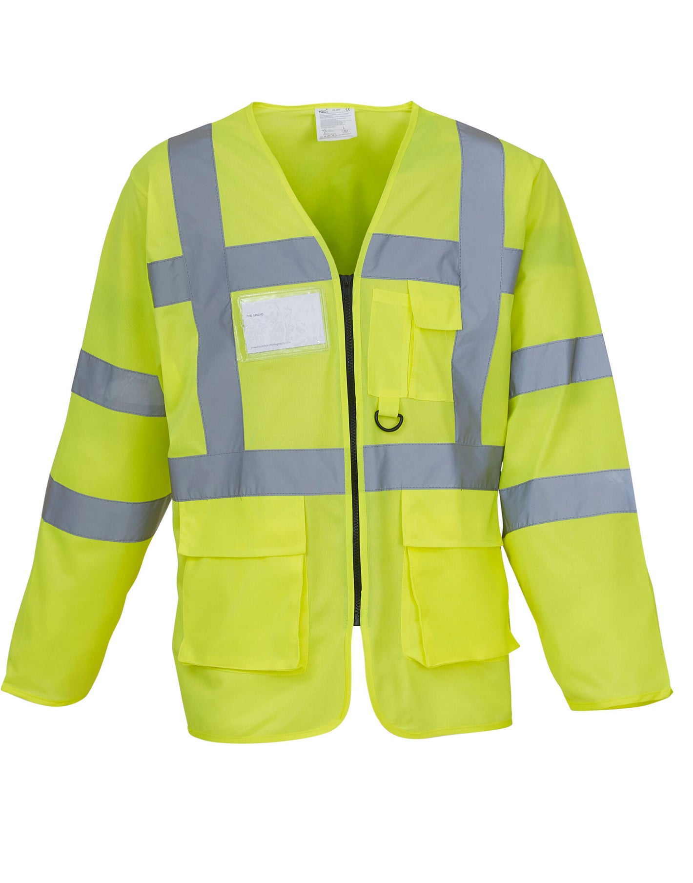 HVJ800 Executive Long Sleeve Hi-Vis Vest Yellow