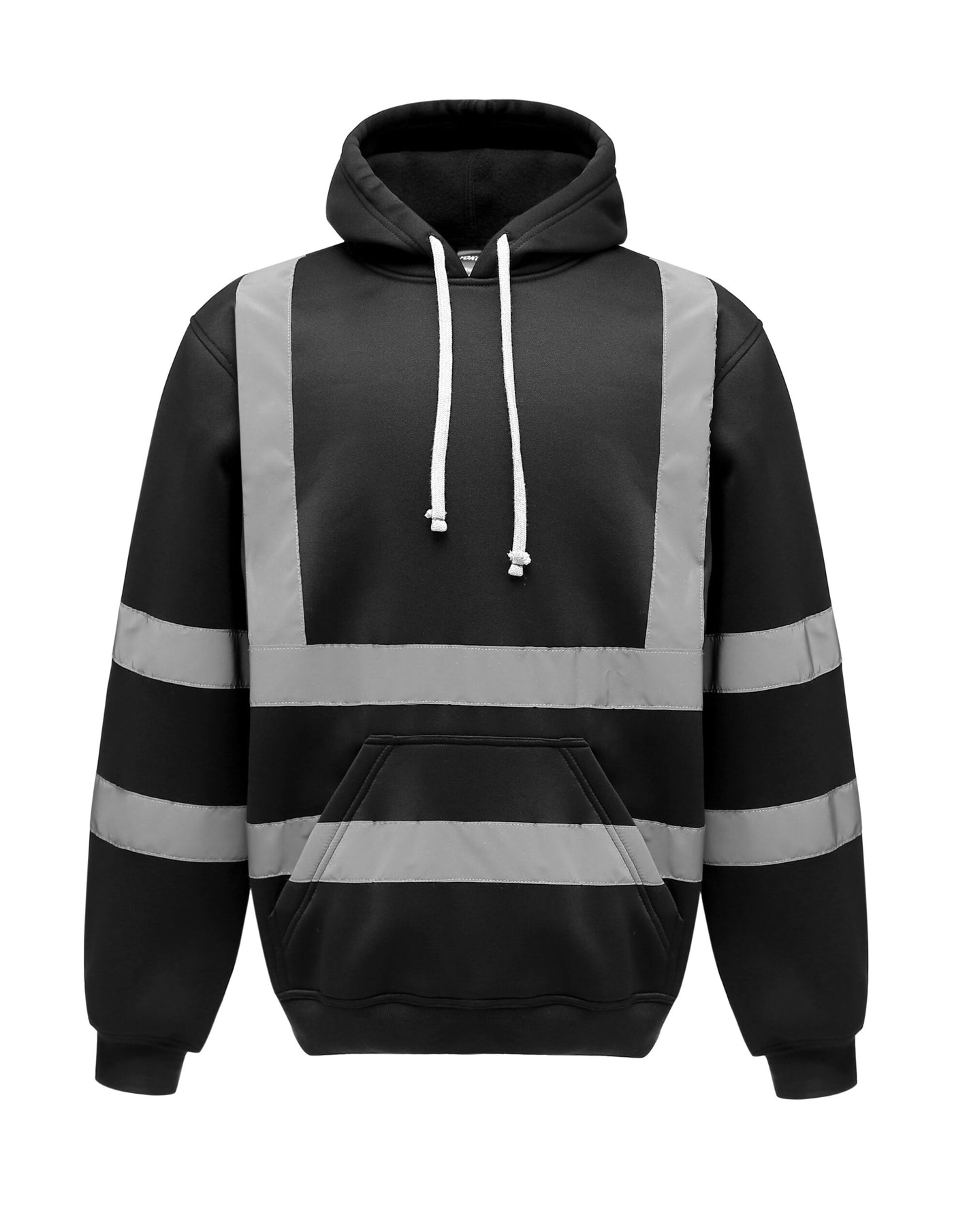 HVK05 Hi Vis Pull-Over Hoodie - Black