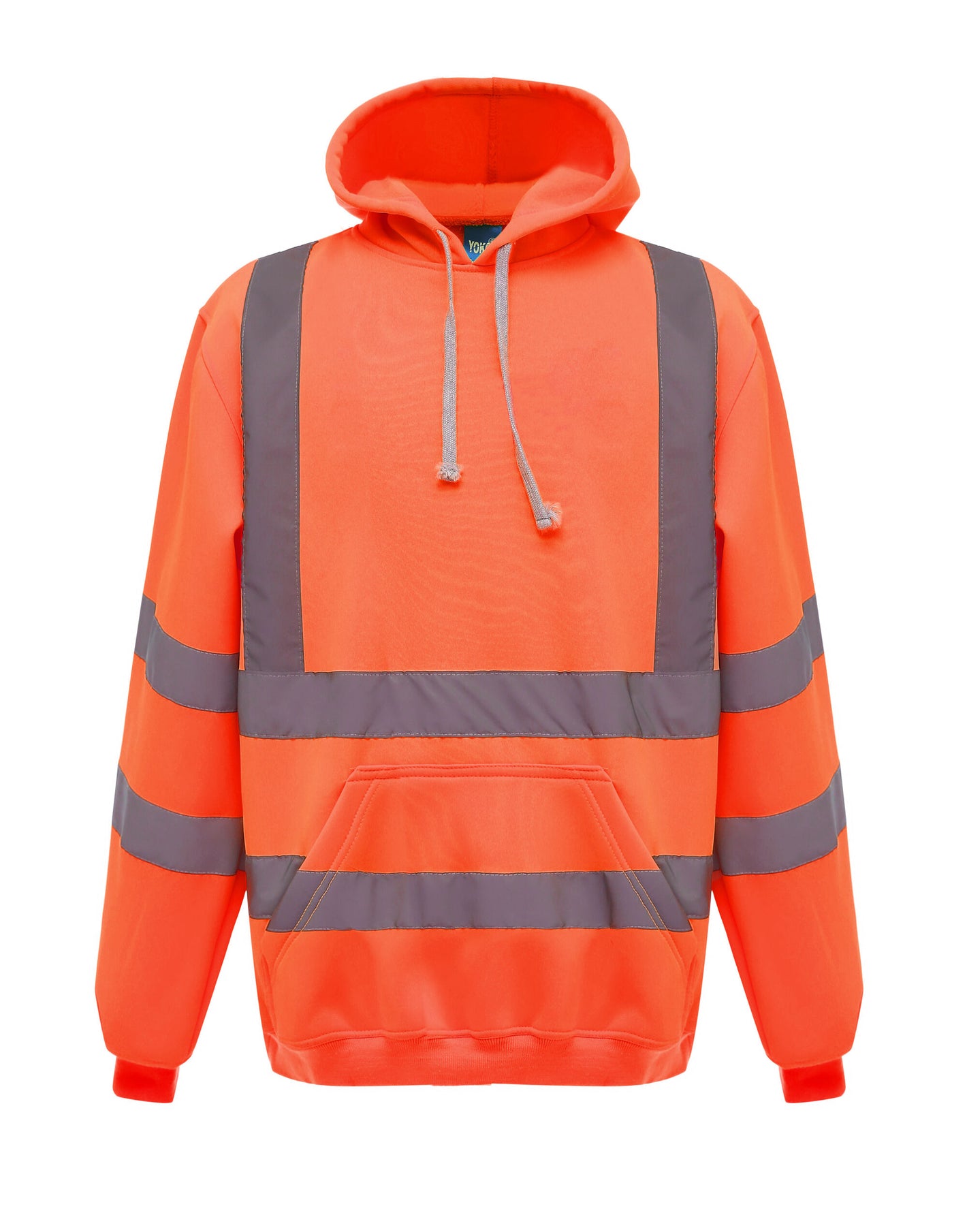 HVK05 Hi-Vis Pull-Over Hoodie - Hi Vis Orange