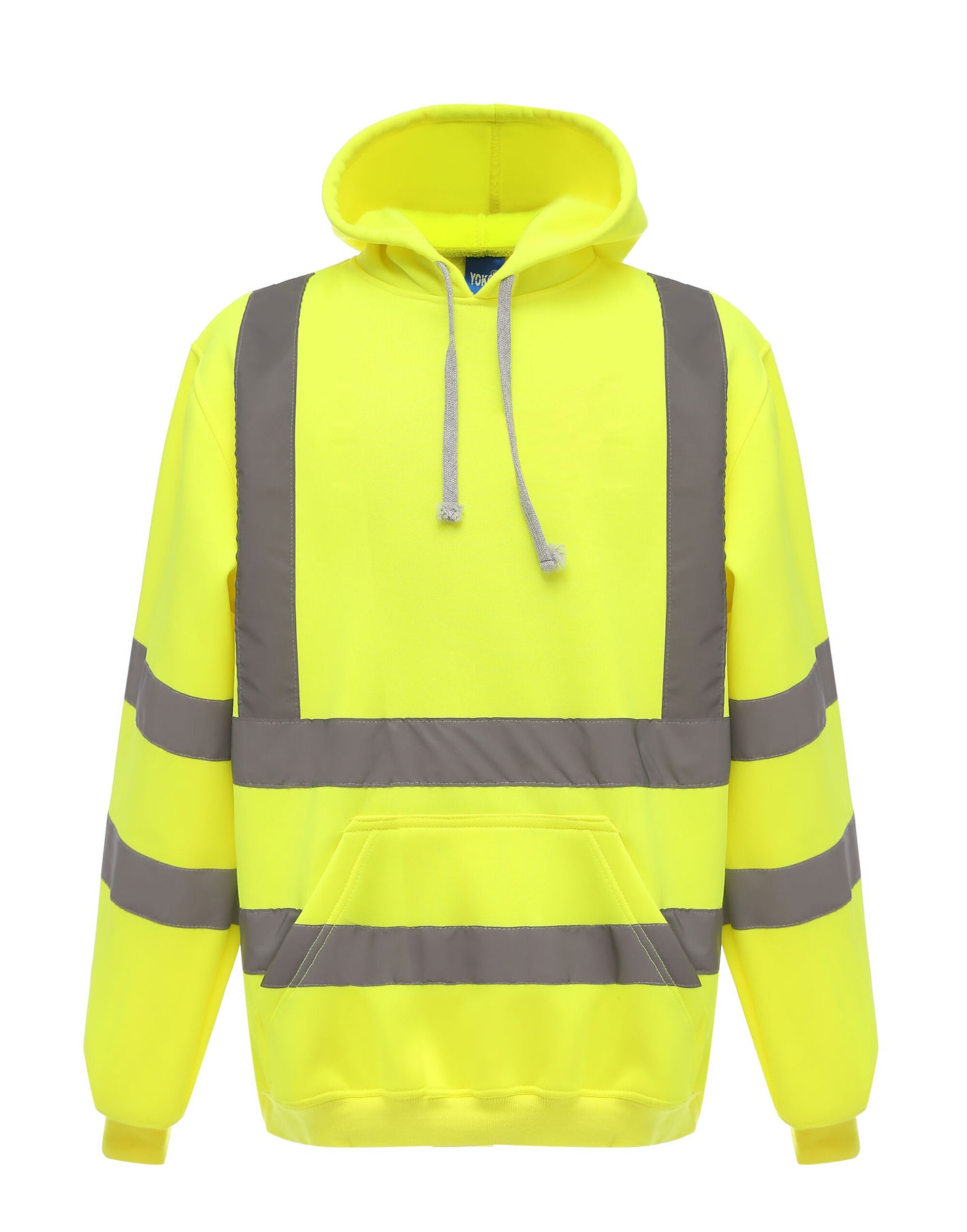 HVK05 Hi-Vis Pull-Over Hoodie - Hi Vis Yellow