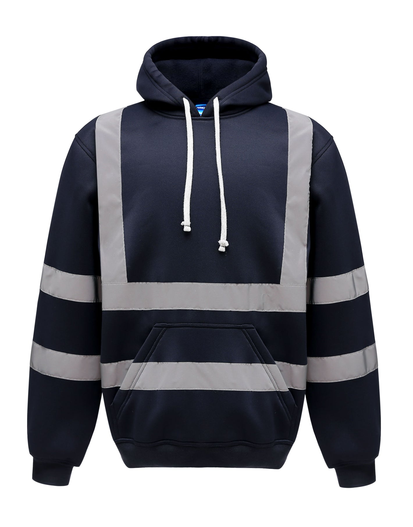 HVK05 Hi Vis Pull-Over Hoodie - Navy