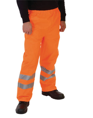 HVS462 Waterproof Over Trouser - Hi Vis Orange