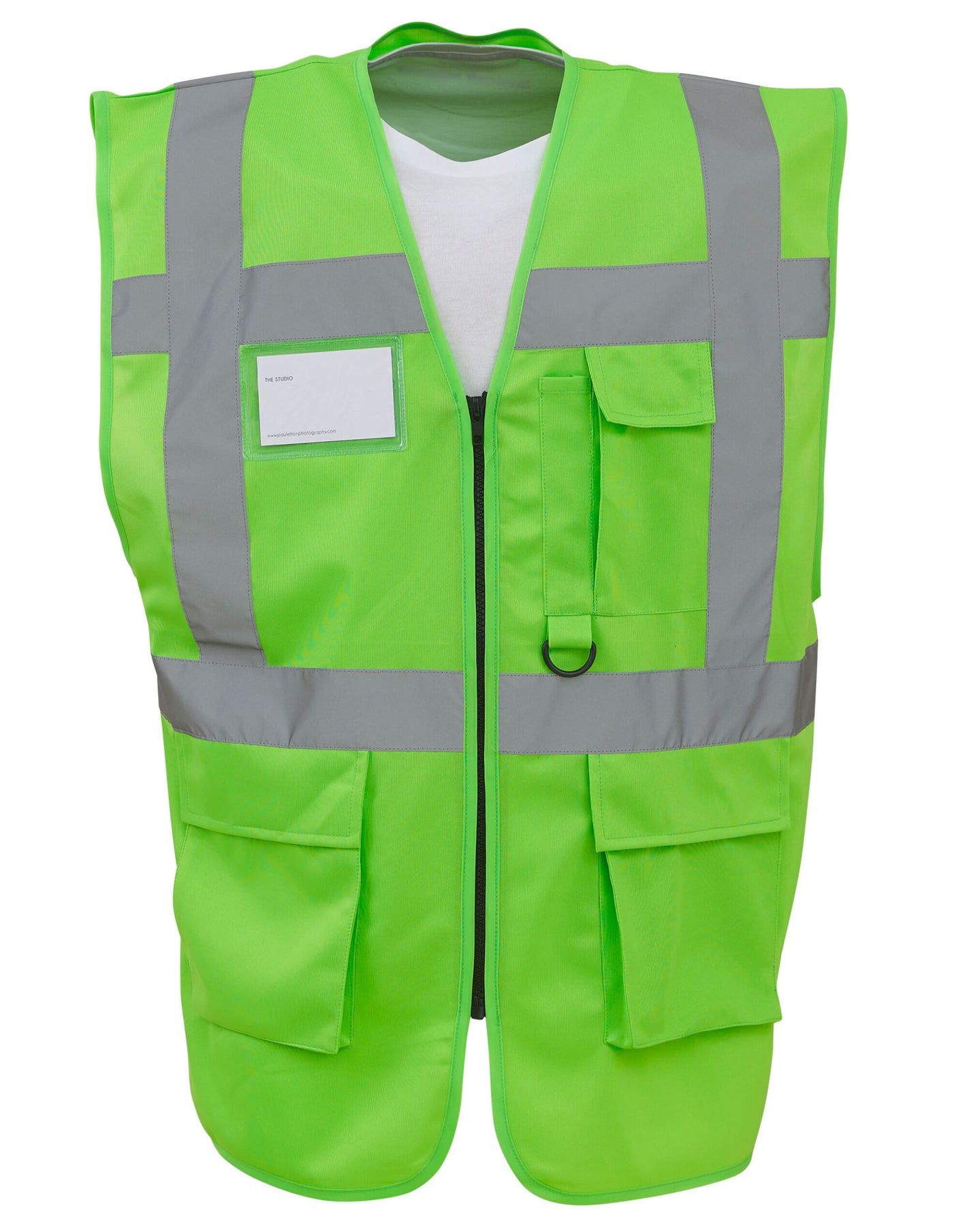 HVW801 Executive Hi-Vis Vest - Lime