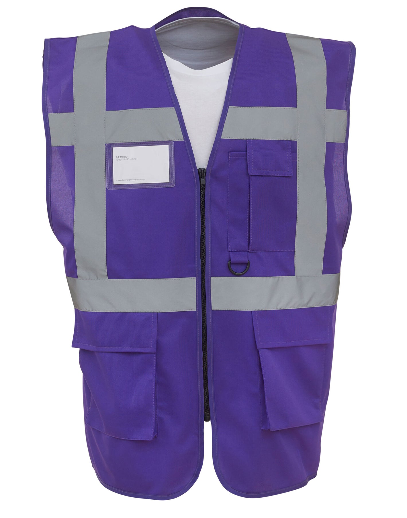 HVW801 Executive Hi-Vis Vest - Purple