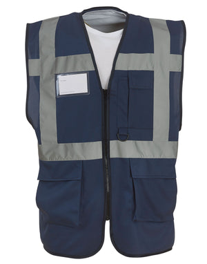 HVW801 Executive Hi-Vis Vest - Navy