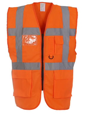 HVW801 Executive Hi-Vis Vest - Orange