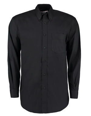 KK105 Classic Fit Long Sleeve Premium Oxford Shirt - Black