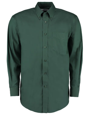 KK105 Classic Fit Long Sleeve Premium Oxford Shirt - Bottle Green