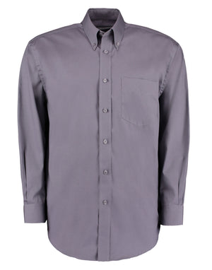 KK105 Classic Fit Long Sleeve Premium Oxford Shirt - Charcoal