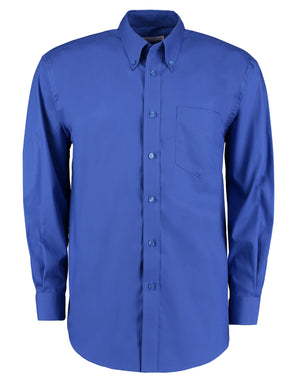 KK105 Classic Fit Long Sleeve Premium Oxford Shirt - Royal Blue