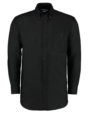 KK351 Classic Fit Long Sleeve Workwear Oxford Shirt - Black