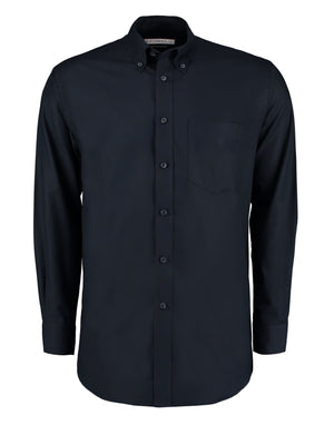 KK351 Classic Fit Long Sleeve Workwear Oxford Shirt - French Navy