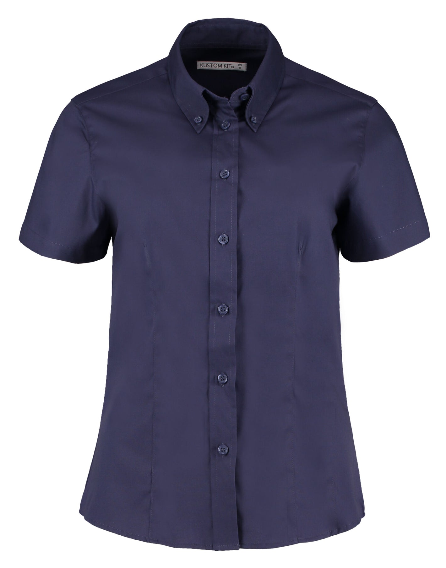 KK701 Tailored Fit Short Sleeve Premium Oxford Shirt - Midnight Navy