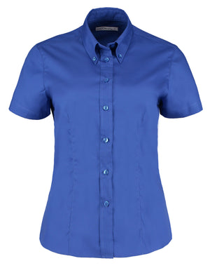 KK701 Tailored Fit Short Sleeve Premium Oxford Shirt - Royal Blue