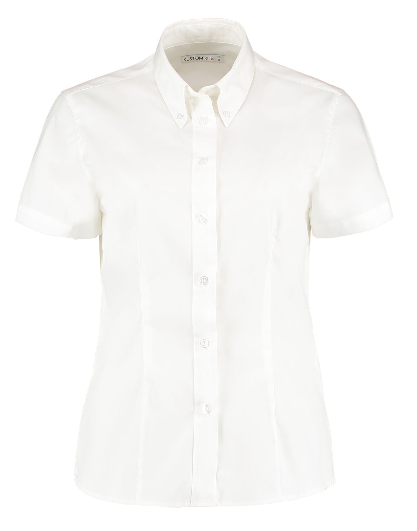 KK701 Tailored Fit Short Sleeve Premium Oxford Shirt - White