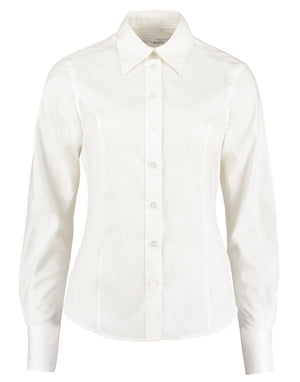 KK702 Tailored Fit Long Sleeve Premium Oxford Shirt - White