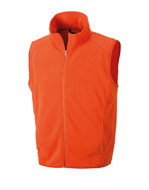 R116X Microfleece Gilet - Orange