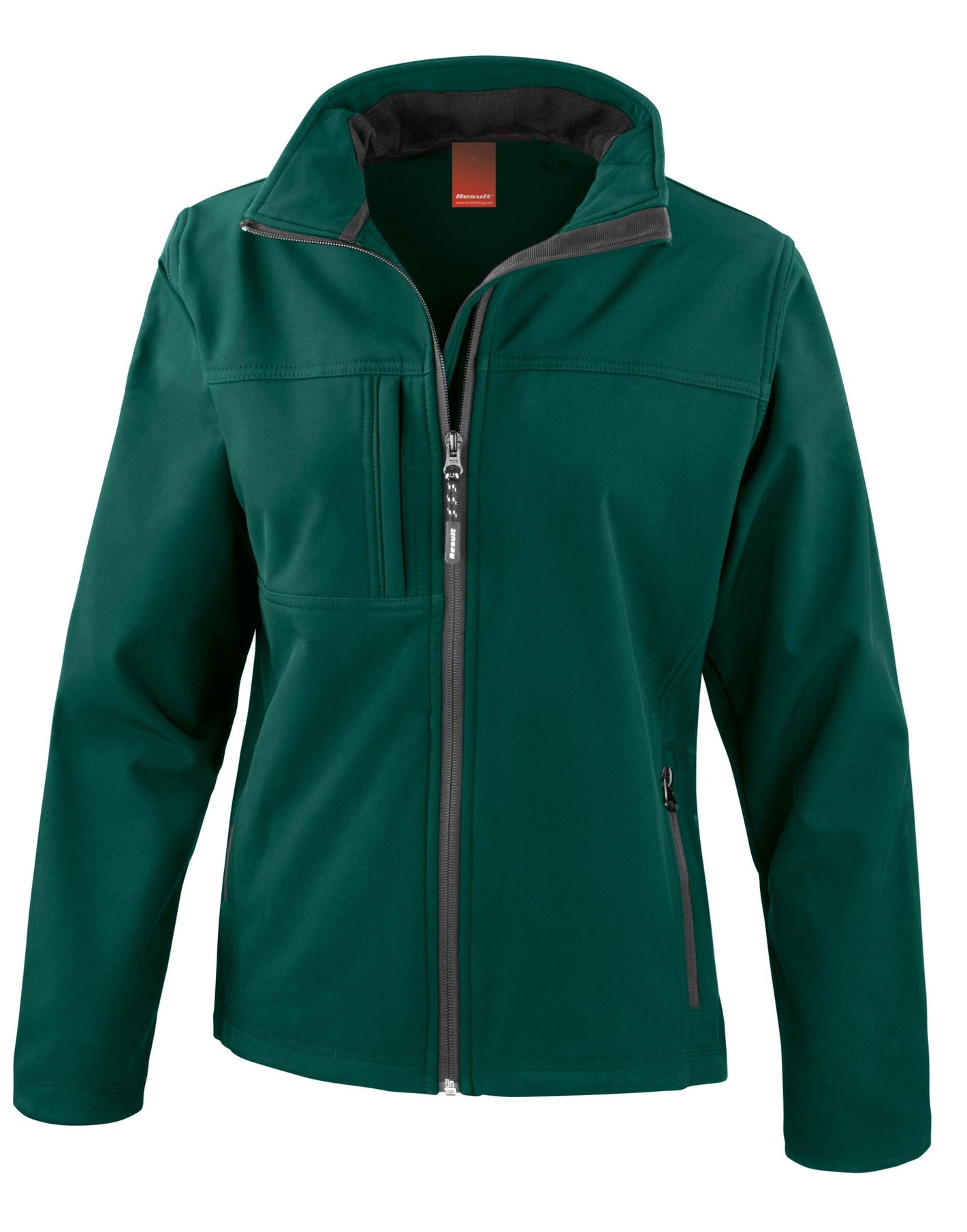 R121F Women's Classic Softshell Jacket - Bottle Green