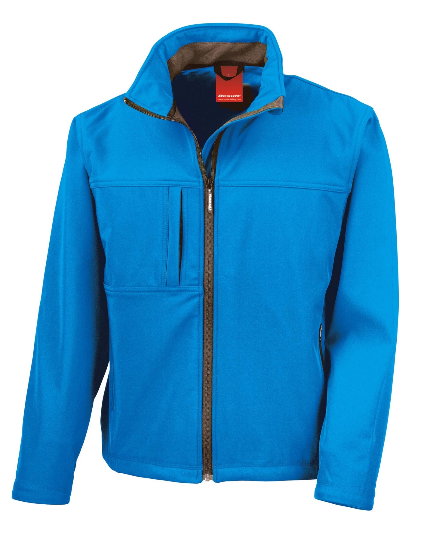 R121M Men's Classic Softshell Jacket - Azure Blue