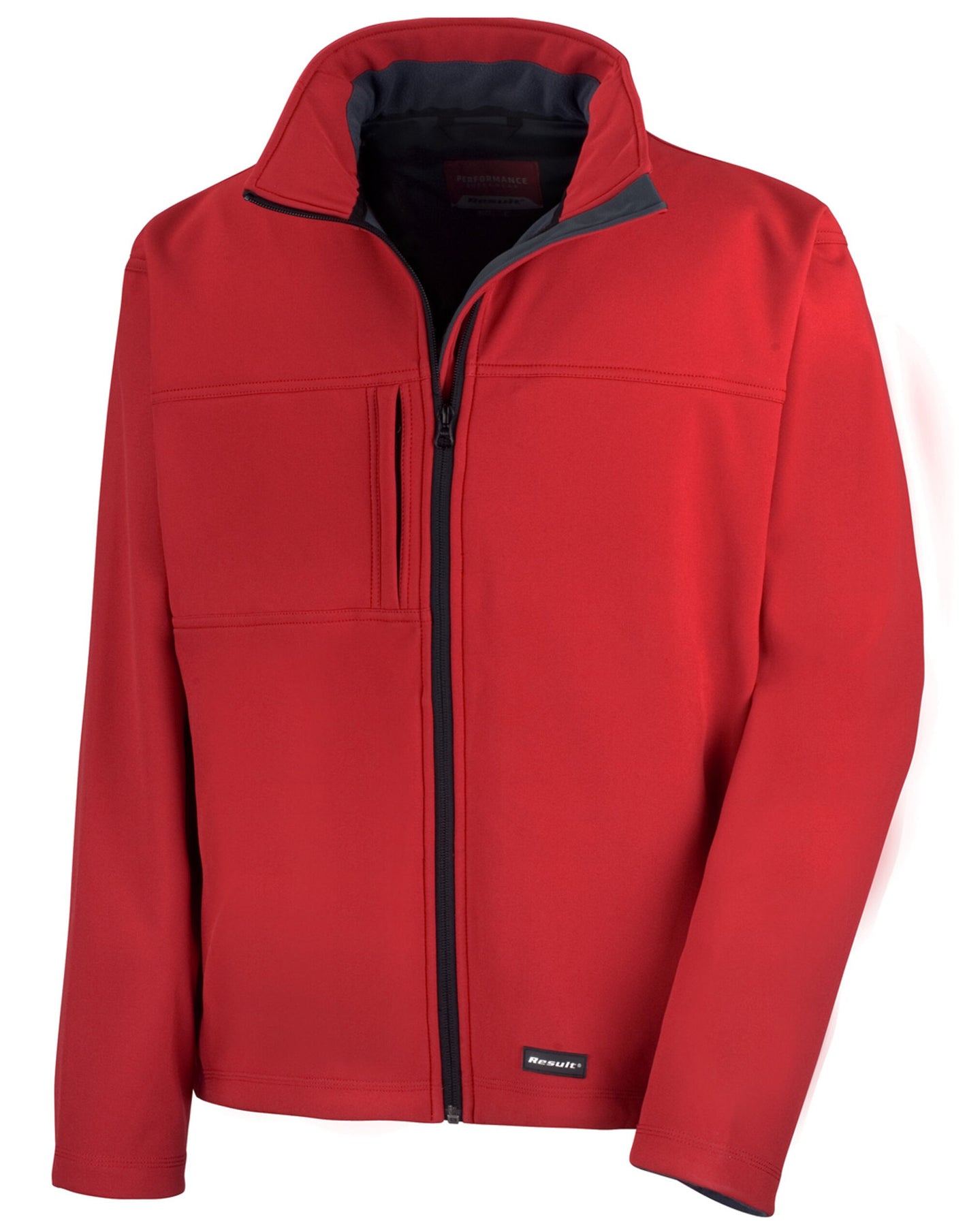 R121M Men's Classic Softshell Jacket - Red