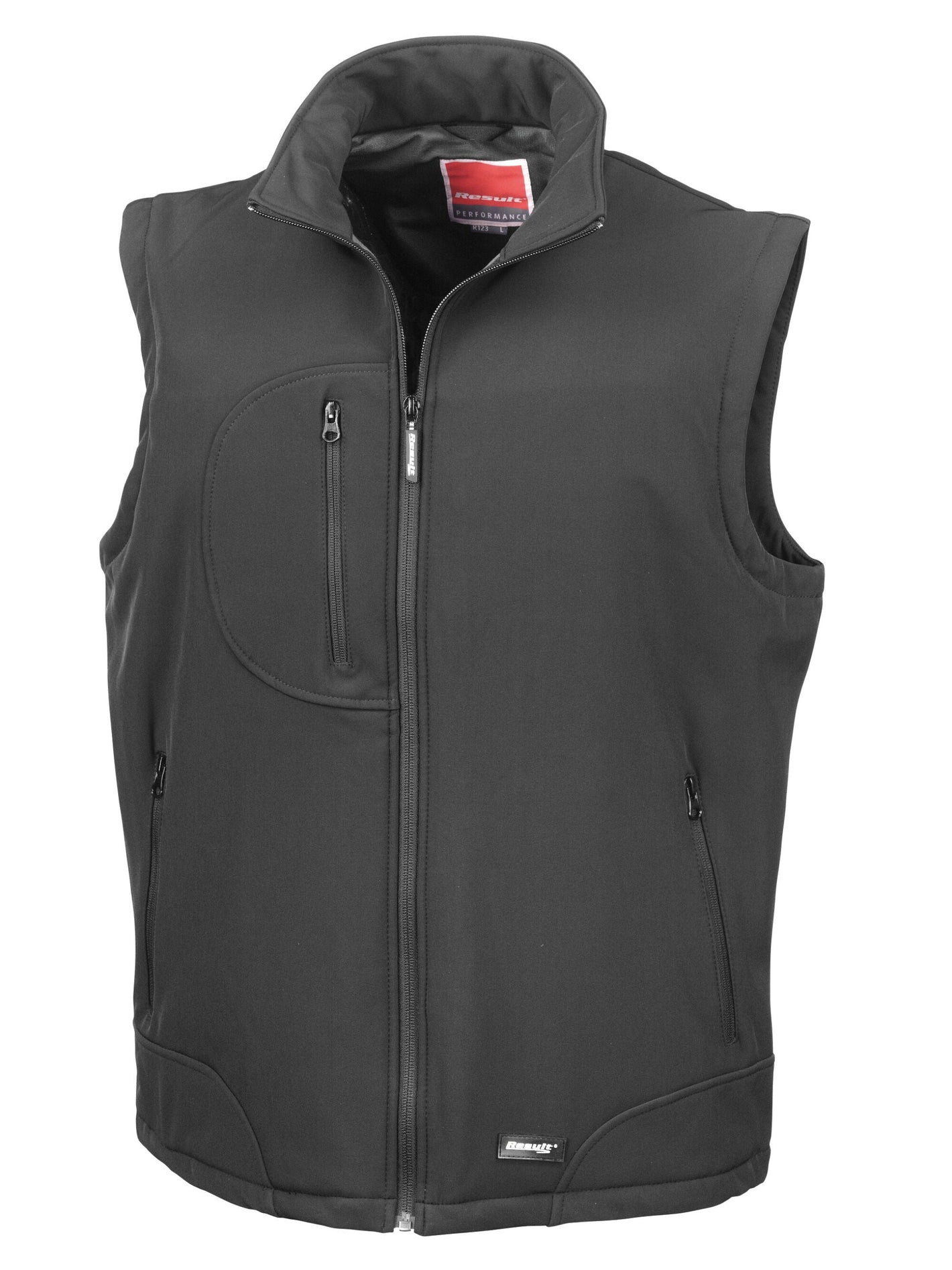 R123X Softshell Bodywarmer - Black/Black
