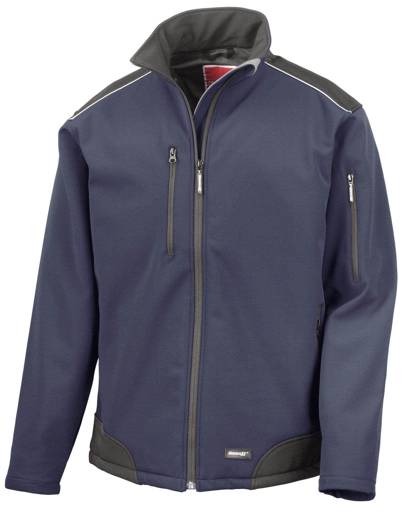 R124X Ripstop Softshell Workwear Jacket with CORDURAÂ® - Navy/Black