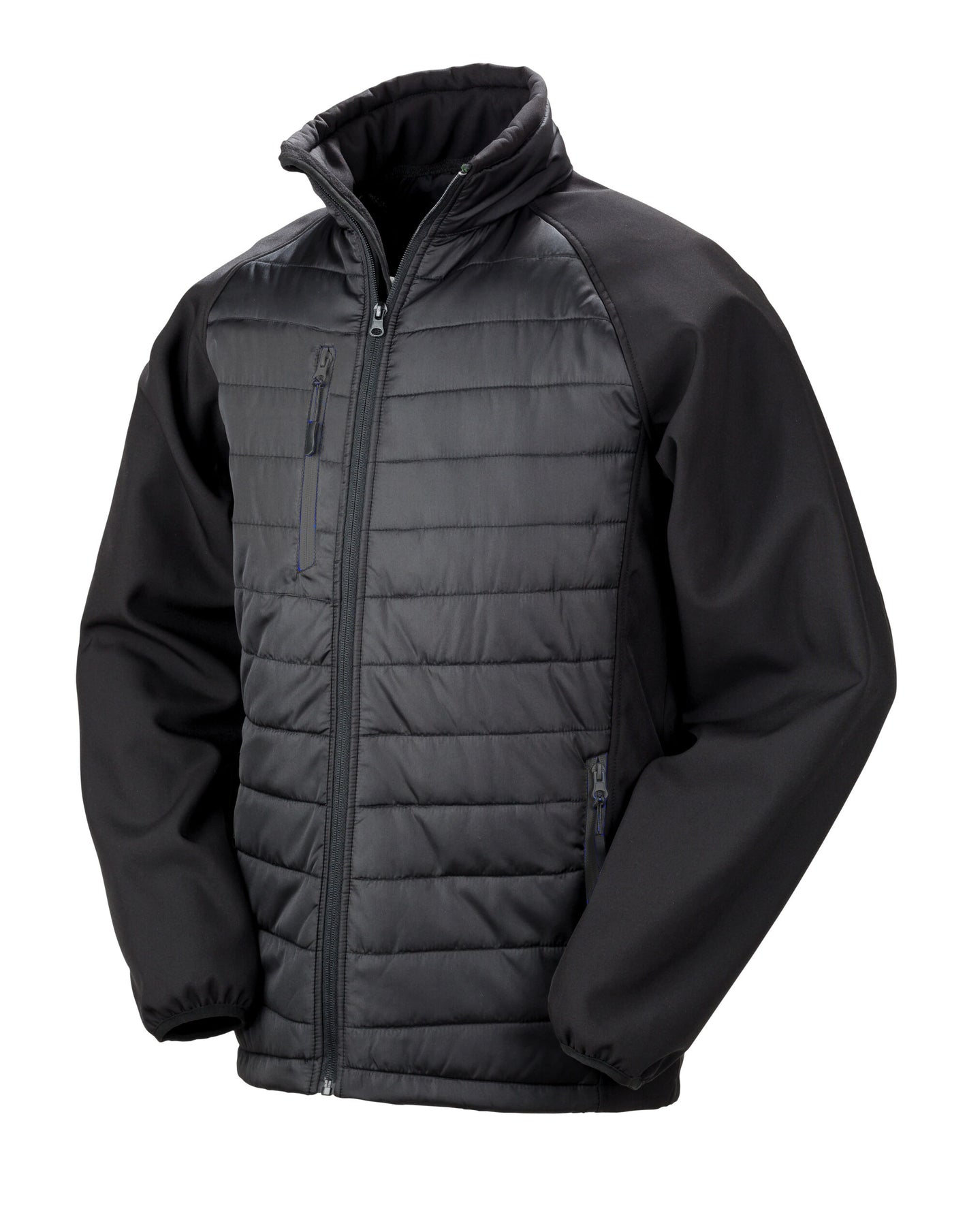 R237X Compass Padded Softshell Jacket - Black/Black