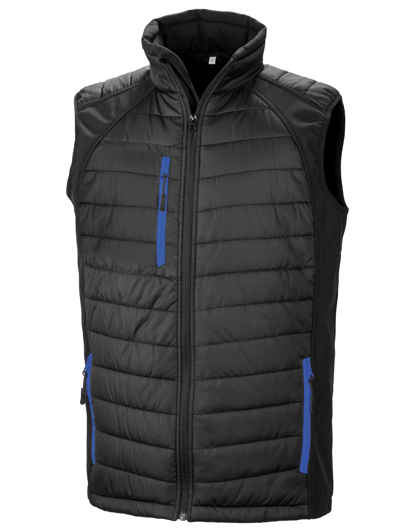 R238X Compass Pad Softshell Gilet - Black/Royal