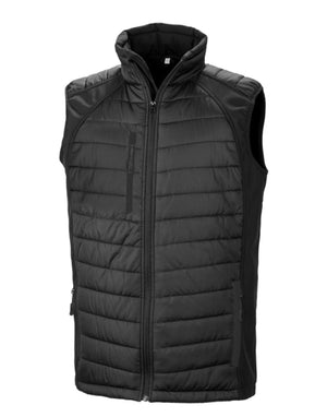 R238X Compass Pad Softshell Gilet - Black/Black