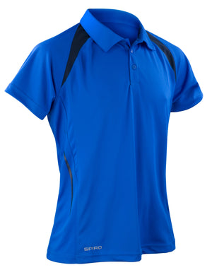 S177M Spiro Mens Team Spirit Polo Shirt - Royal/Navy
