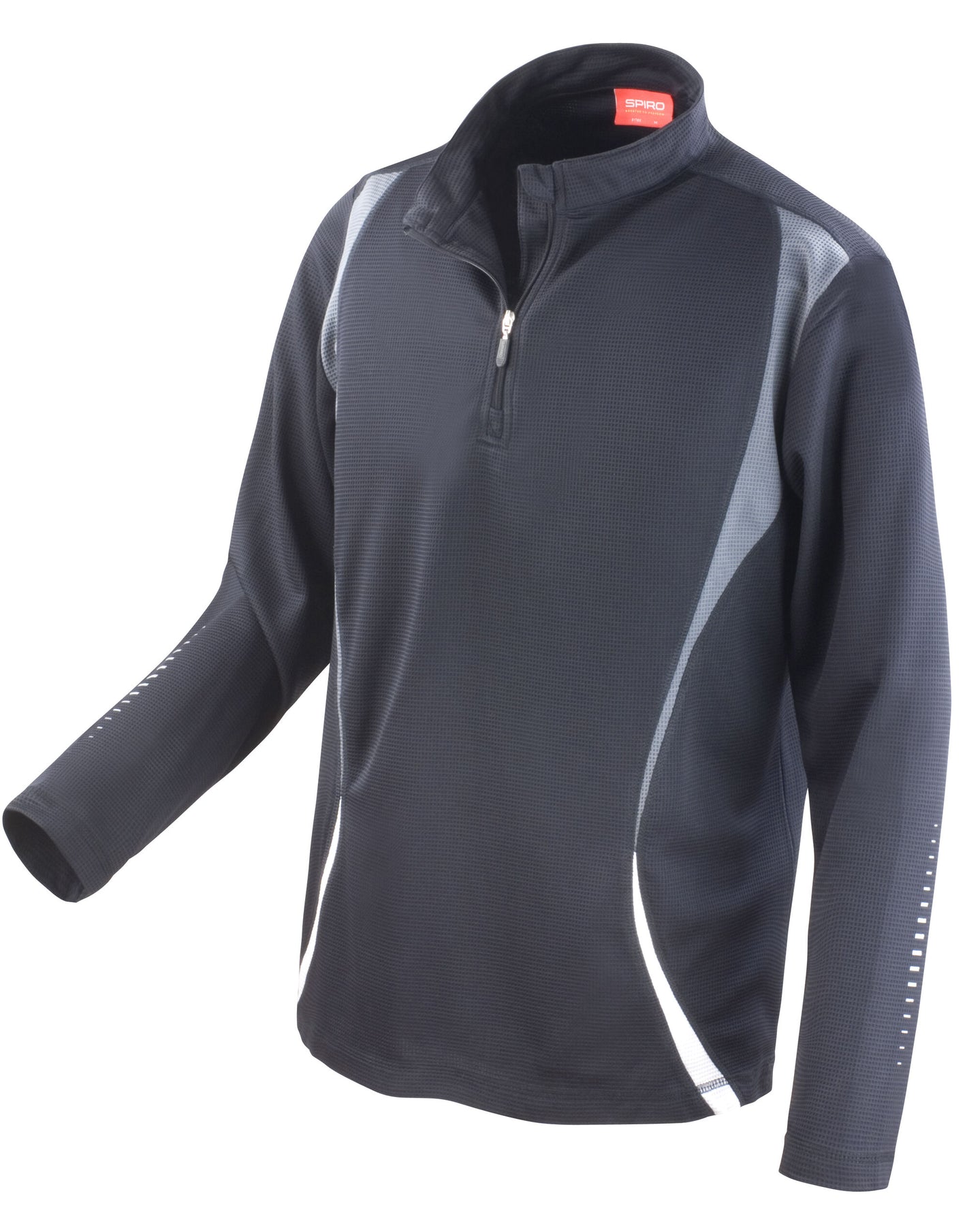 S178X Spiro Unisex Trial Training Top - Black/Grey/White