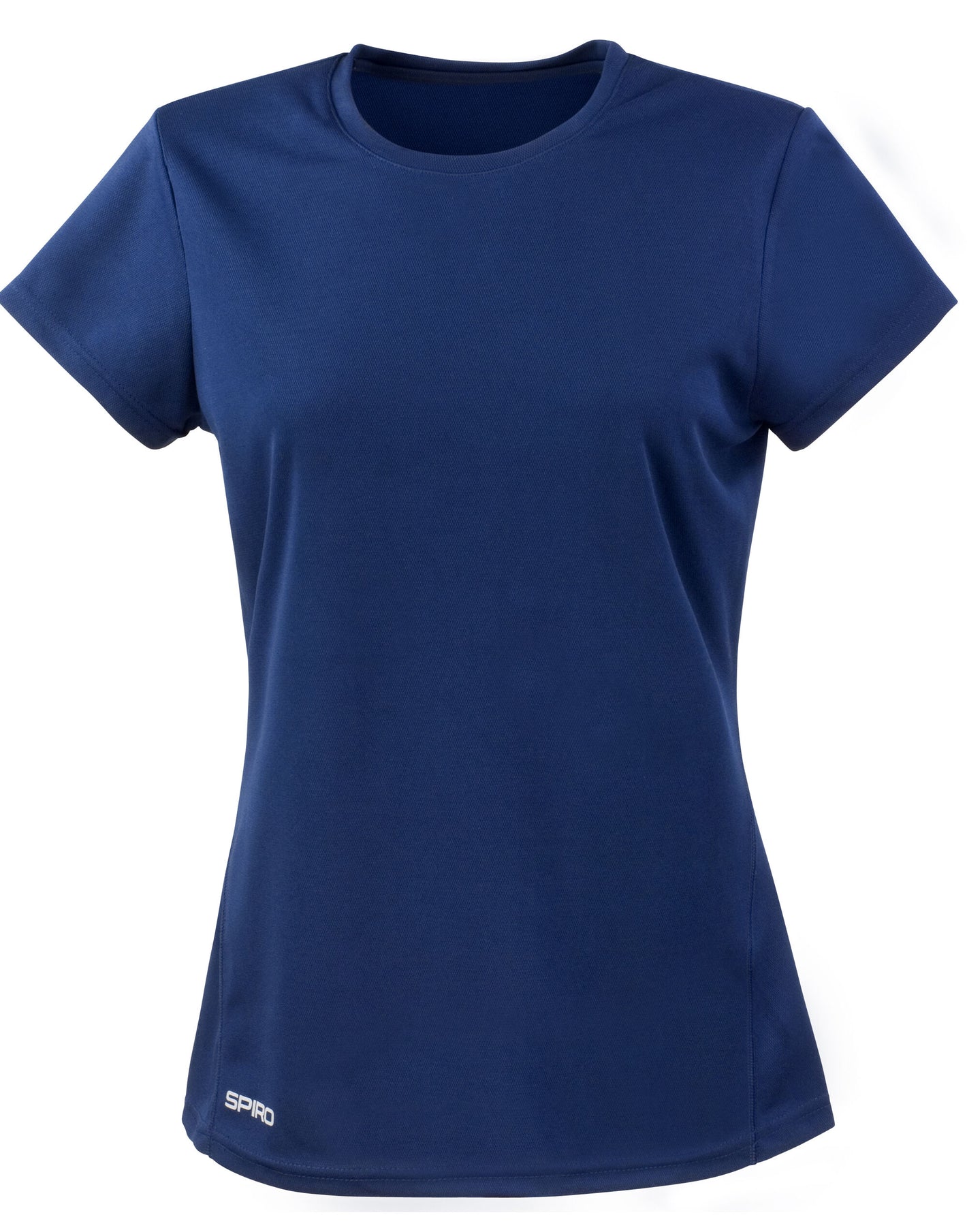 S253F Spiro Ladies Quick Dry S/Sleeve T-Shirt - Navy