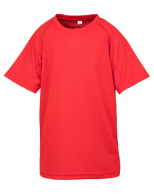 S287J Spiro Impact Junior P'formance Aircool T - Red