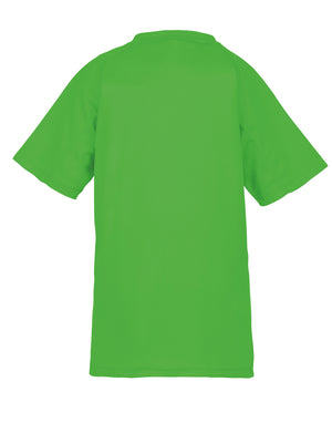 S287J Spiro Impact Junior P'formance Aircool T - Floro Green