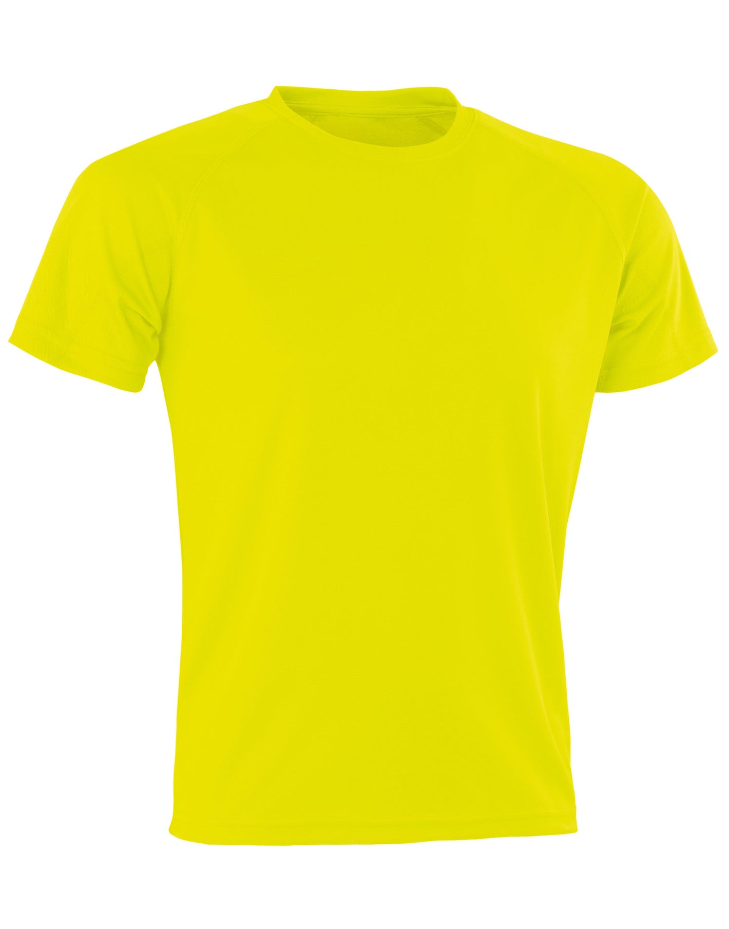S287X Spiro Impact Aircool Tee - Fluro Yellow
