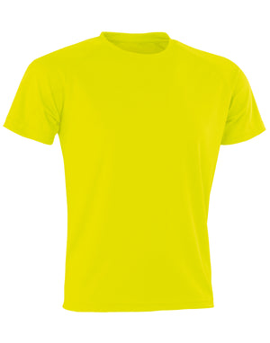 S287X Spiro Impact Aircool Tee - Fluro Yellow