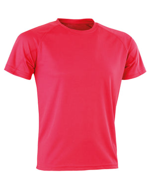 S287X Spiro Impact Aircool Tee - Fluorescent Pink