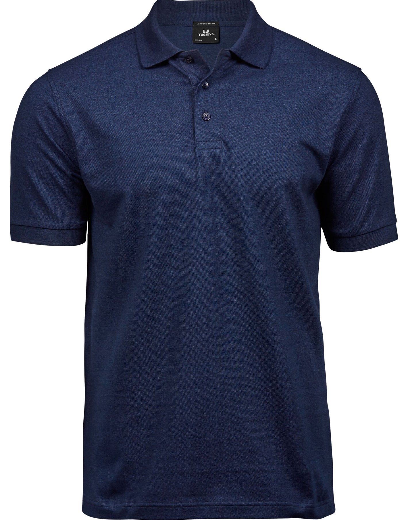 Men's Luxury Stretch Polo - Demin