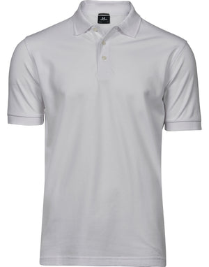 Men's Luxury Stretch Polo - White