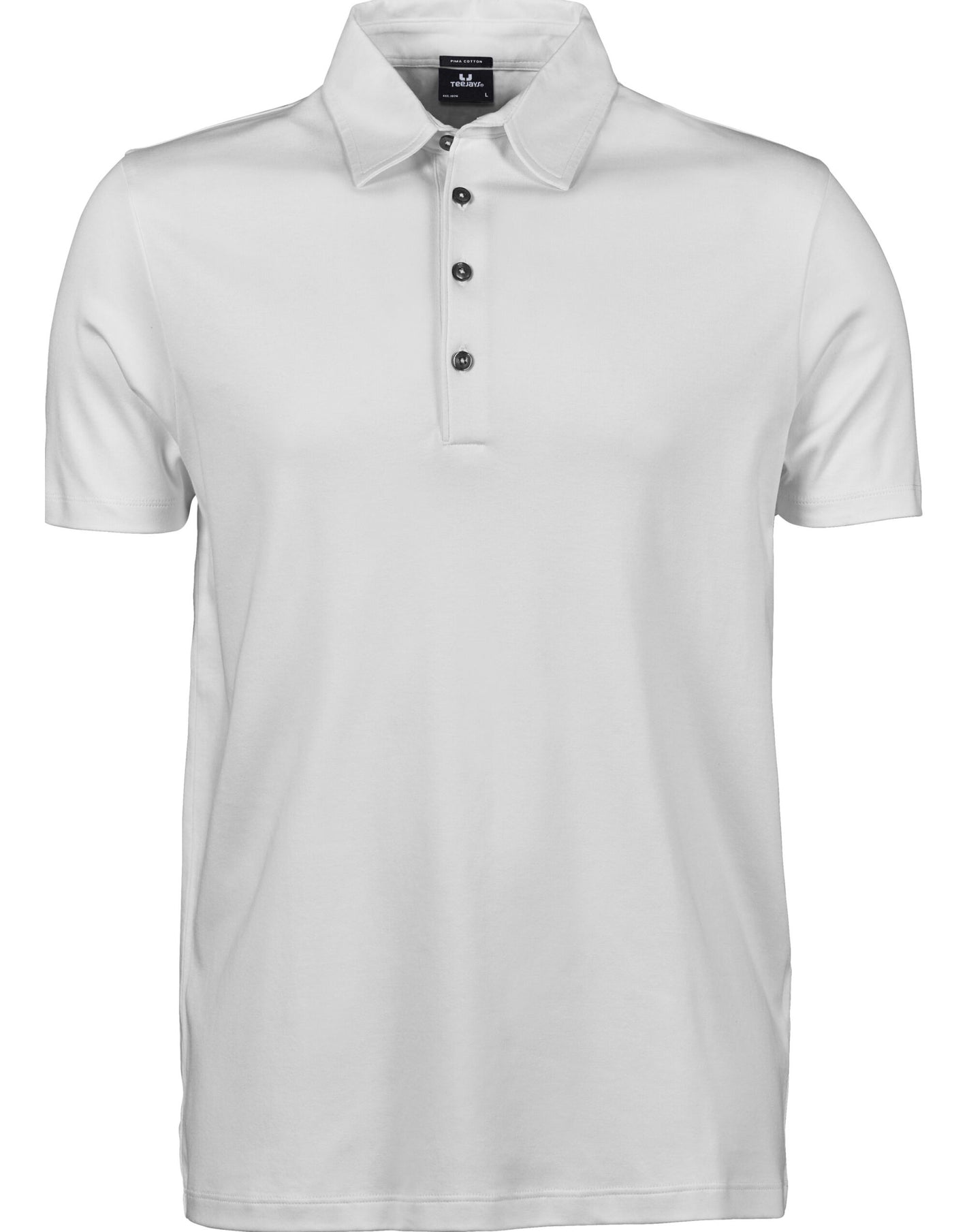 Men's Pima Cotton Polo - White