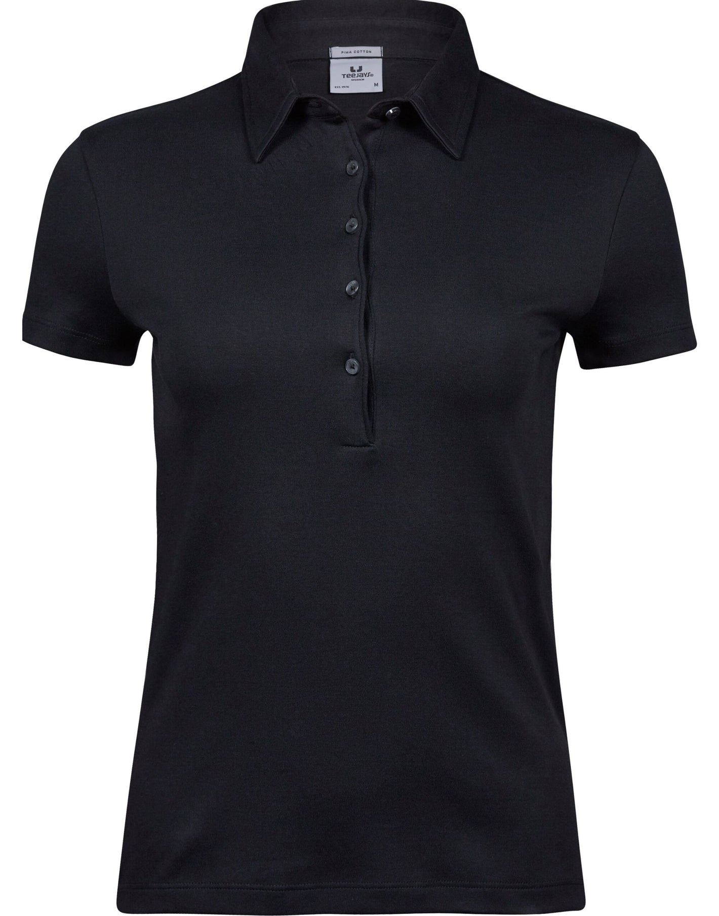 Ladies' Pima Cotton Polo - Black